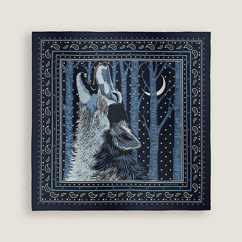 Awooooo! Bandana scarf 65 - Beige | Hermès Mainland China